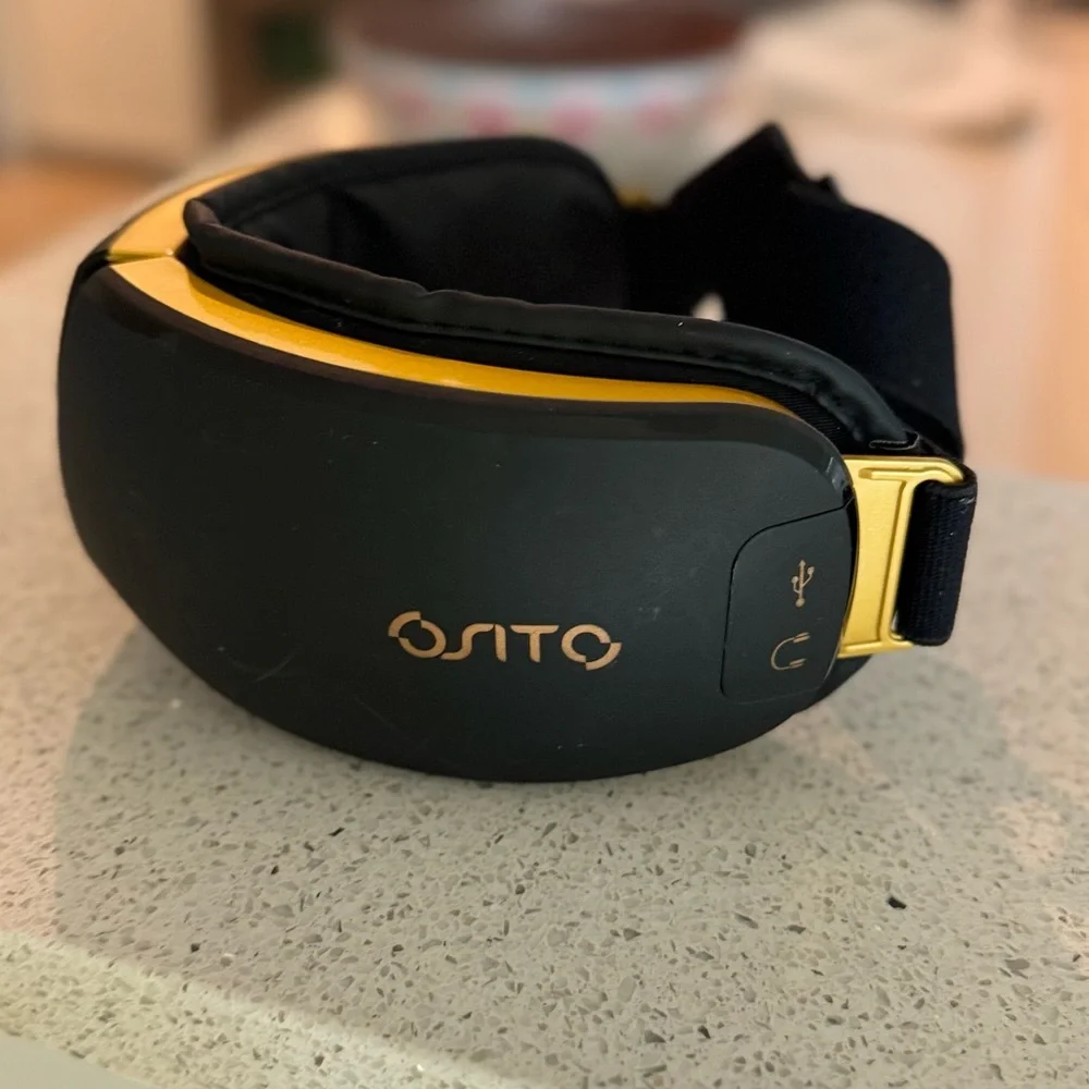 OSITO Rechargeable Eye Massager with Heat for Dry Eye with Vibration to Refresh